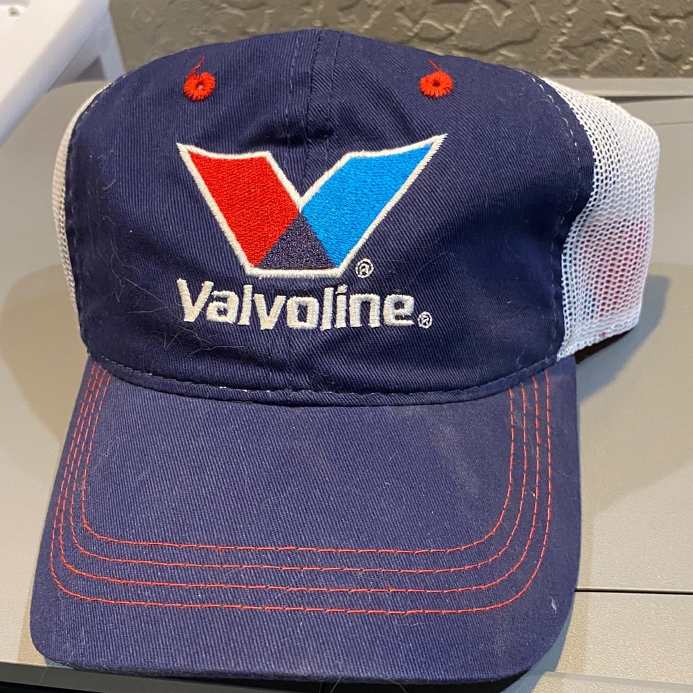 Blue and Red Men's Cap